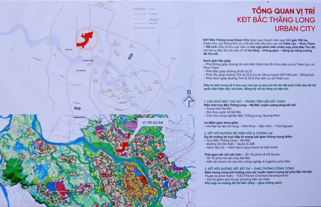 Vị trí Bắc Thăng Long Urban City ở đâu? 17